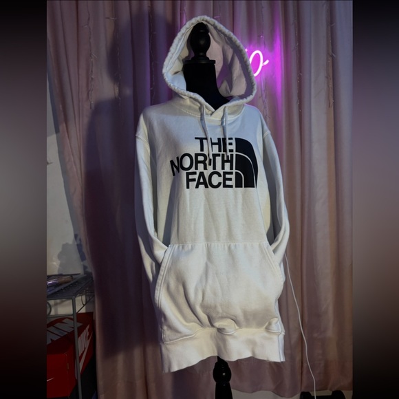 The North Face White Hoodie for Men - 2X, comfortable, good condition! - Picture 3 of 9